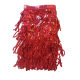 Ceinture de danse orientale à franges brillantes rouge