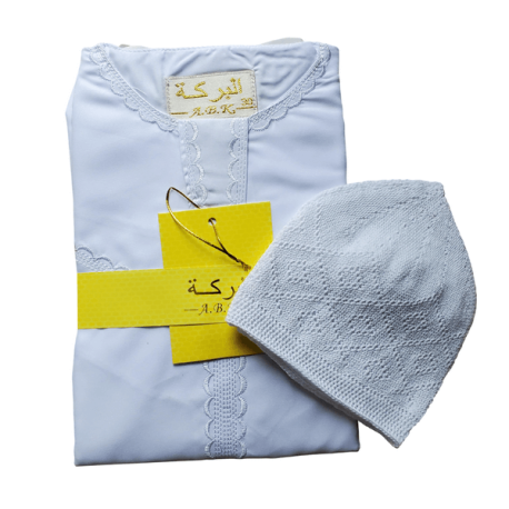 Qamis enfant et sa chéchia