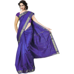 Sari indien de danse Bollywood violet