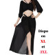 Tenue de danse orientale grande taille noire