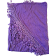 Foulard de danse orientale triangulaire façon cheche