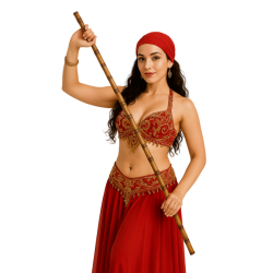 Bâton Baladi en Bambou – Modèle Tradition