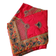 Sari indien Bollywood rouge et doré