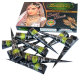 Boîte de 12 cônes de henné noir Super Black Vimal's Sehnaaz – Couleur intense pour tatouage temporaire - 1