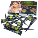 Boîte de 12 cônes de henné noir Super Black Vimal's Sehnaaz – Couleur intense pour tatouage temporaire