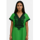 Djellaba femme sans manches broderie au cordon noir - 15