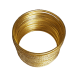 24 Bracelets Indiens Bangles métalliques couleur Or - 2
