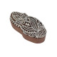Tampon en bois indien pour DIY, scrapbooking et loisirs créatifs