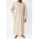 Qamis homme emirati beige de face 
