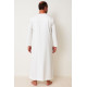 Qamis homme emirati blanc vue de dos