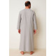 Qamis homme emirati gris claire de dos 