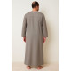 Qamis homme emirati gris foncé de dos