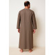 Qamis homme emirati marron de dos