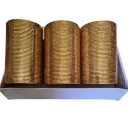 Bracelets indiens dorés x144 – Idéal danse, mariage ou revente - 2