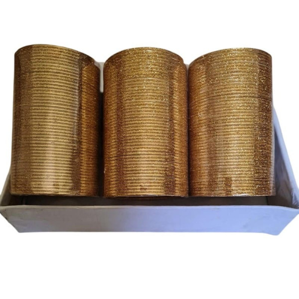 Bracelets indiens dorés x144 – Idéal danse, mariage ou revente - 2