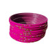 Bracelets indiens enfant fuchsia brillants – lot de bijoux traditionnels
