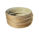 Bracelets indiens dorés métal pailleté – Parfaits pour mariage et danse