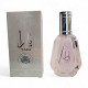 Yara eau de parfum 50 ml – parfum floral gourmand pour femme, flacon rose élégant