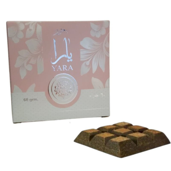 Encens Bukhoor Yara Rose Asalah 60g – encens oriental parfumé ambre, santal, vanille