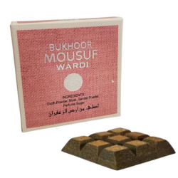 Bakhoor Mousuf Wardi Ard Al Zaafaran 40g – Encens oriental floral et musqué