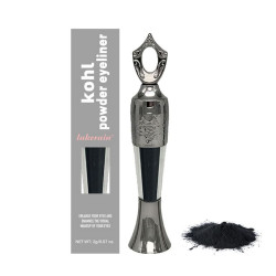 Khôl en Poudre – Formule Végétale Douce, Eyeliner Intense - sur fond blanc