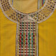Djellaba femmeà rayure jaune