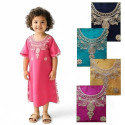 Djellaba style marocain pour enfant brodée 