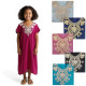 djellaba fille decors au cordon