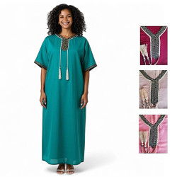 Djellaba robe d'été Femme style antique - 5