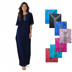 Djellaba femme à manches courtes – collection été