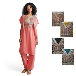 Tenue orientale femme 2 pièces Tunique + Pantalon - 5