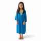 djellaba fille ample sur fond blanc or turquoise enfant 4 à 14 ans
