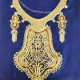 Djellaba enfant bleu roi 4 à 14 ans – tenue orientale fille à manches longues