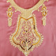 Djellaba fille rose 4 à 14 ans – robe traditionnelle orientale enfant à manches longues