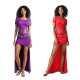 Robe belly dance bi-matière + shorty - 3