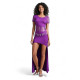 Robe belly dance bi-matière + shorty - 5