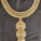 Djellaba femme manches courtes – Coupe ample et décor doré - 4
