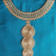Djellaba femme manches courtes – Coupe ample et décor doré - 5