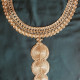 Djellaba femme manches courtes – Coupe ample et décor doré - 7