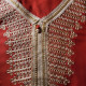 Djellaba pour femme – Manches courtes et encolure dorée - 3