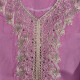 Djellaba pour femme moderne en coton – Broderie naturelle avec brillants - 2