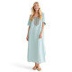 Djellaba pour femme moderne en coton – Broderie naturelle avec brillants - 4