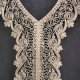 Djellaba pour femme moderne en coton – Broderie naturelle avec brillants - 6