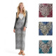 Djellaba pour femme imprimé léopard avec broderie blanche - 2