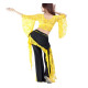 Tenue de cours de danse orientale jaune - 1