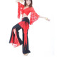 Tenue de cours de danse orientale rouge - 2