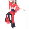 Tenue de cours de danse orientale rouge