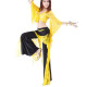Tenue de cours de danse orientale jaune - 2