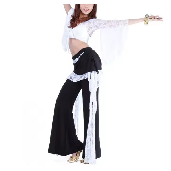 Tenue de cours de danse orientale blanc - 1