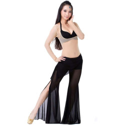 Tenue de cours de danse orientale noir et chair - 2